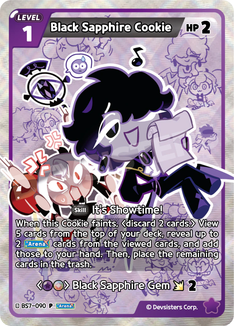 Black Sapphire Cookie