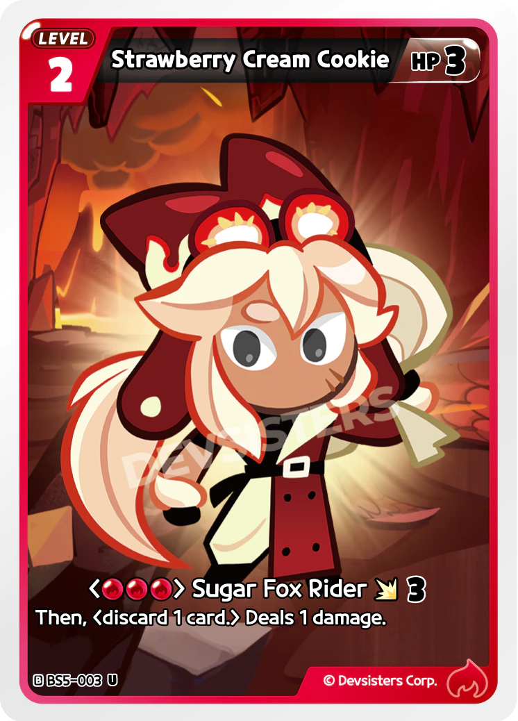 Strawberry Cream Cookie