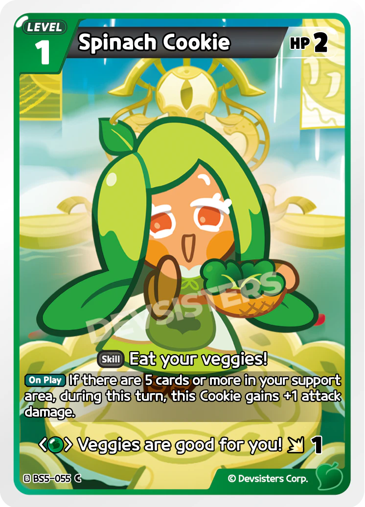Spinach Cookie