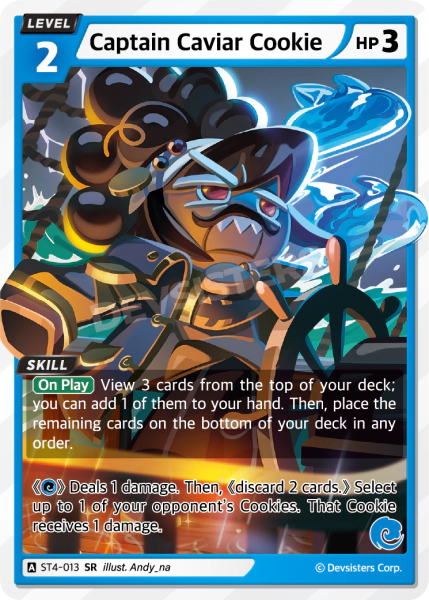 Captain Caviar Cookie