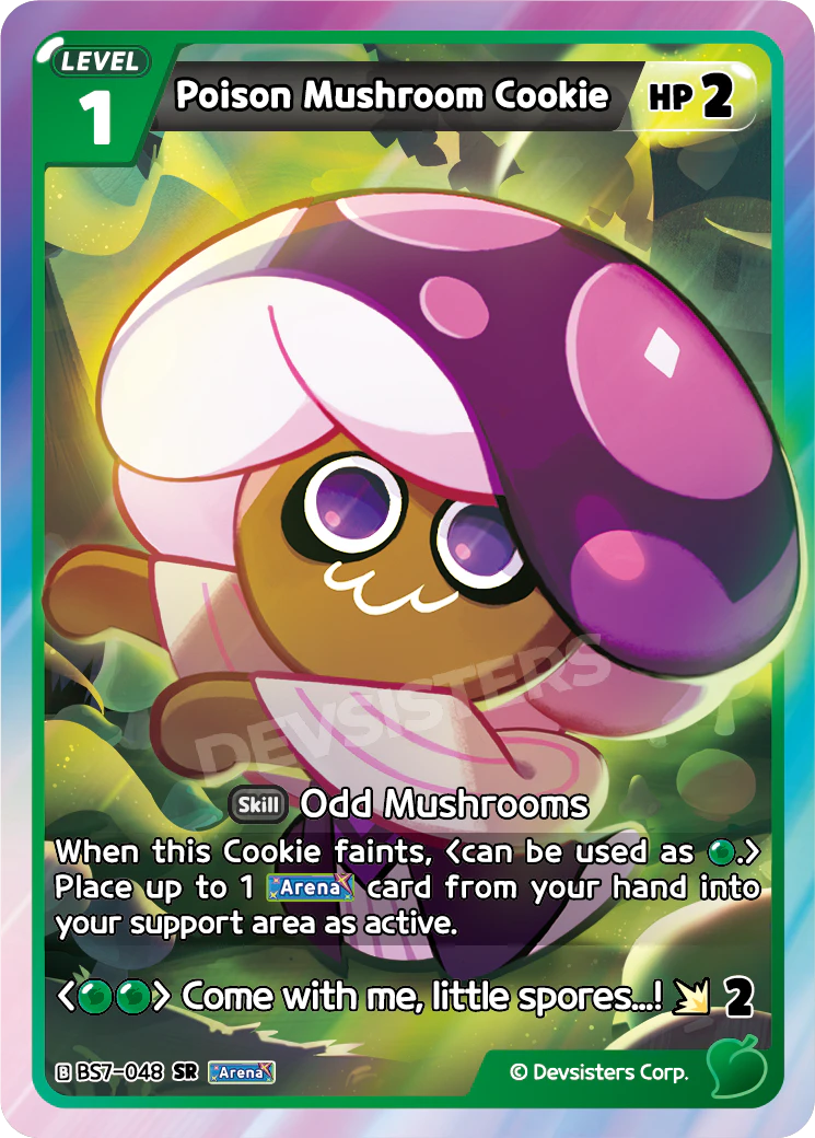 Poison Mushroom Cookie
