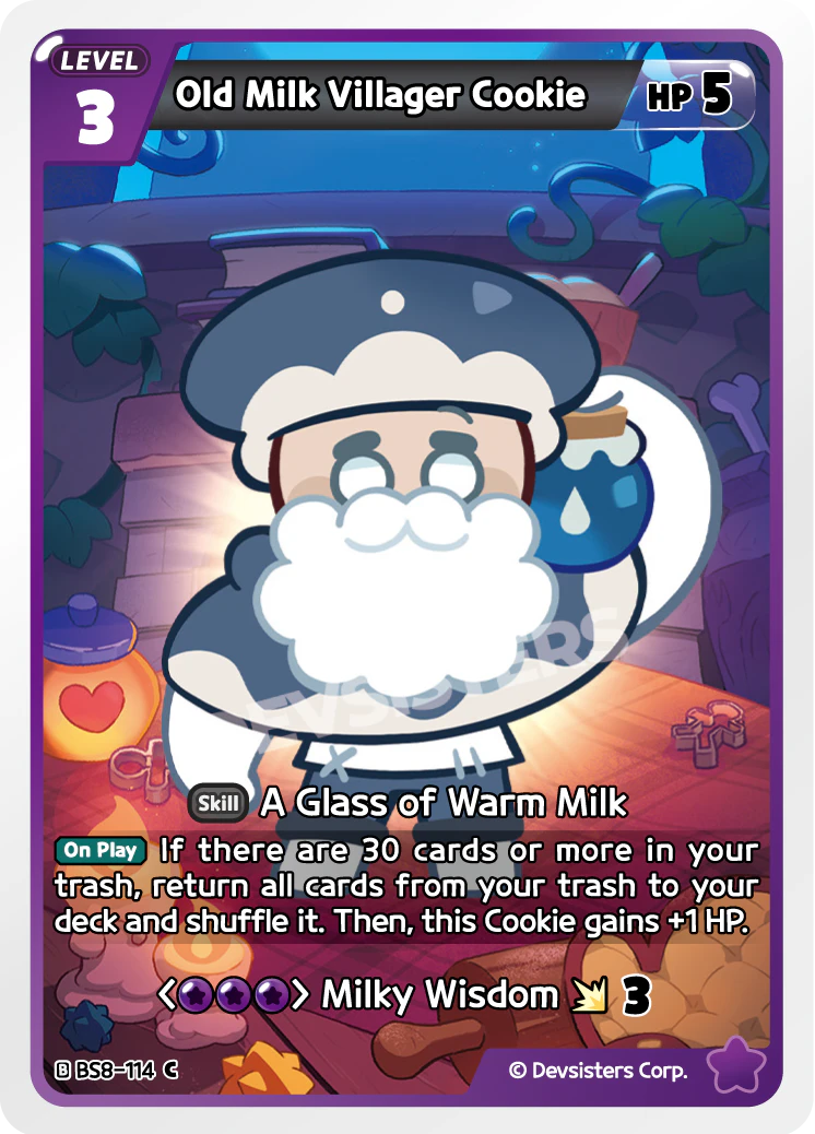 Old Milk Villager Cookie