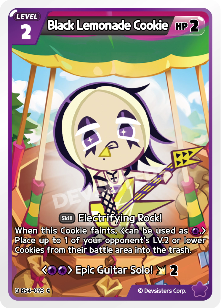 Black Lemonade Cookie