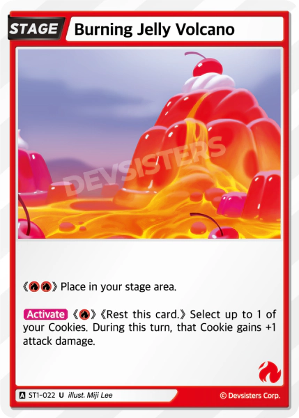 Burning Jelly Volcano