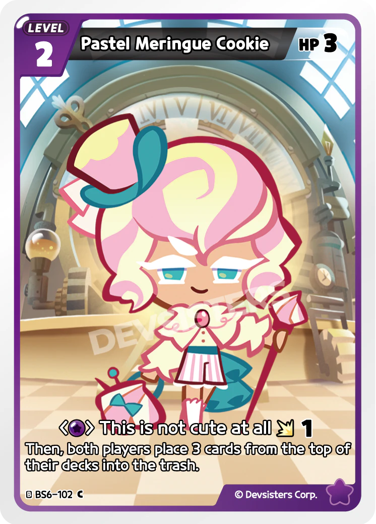 Pastel Meringue Cookie