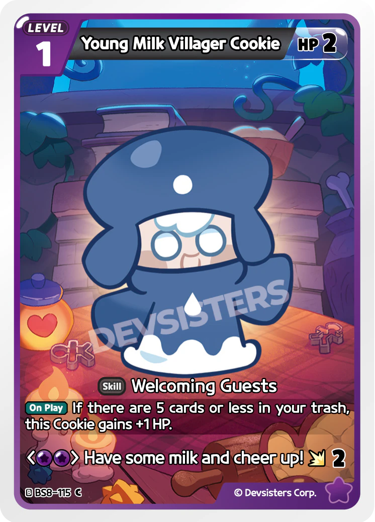 Young Milk Villager Cookie