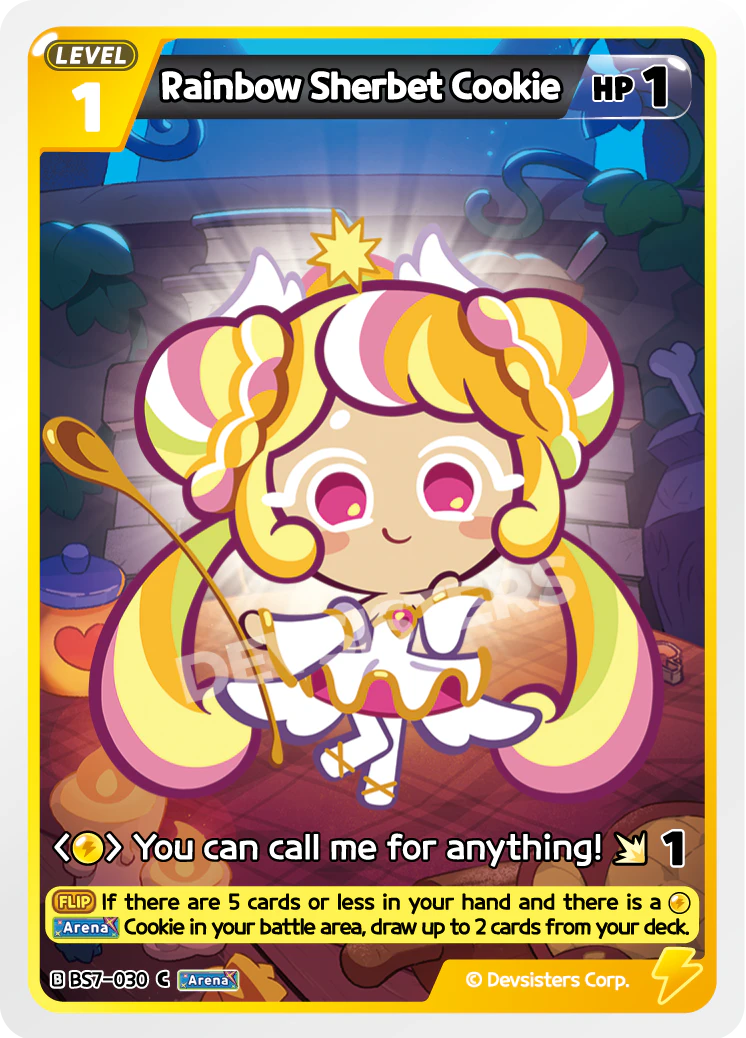 Rainbow Sherbet Cookie