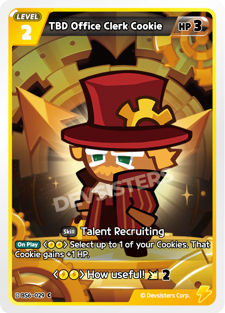 TBD Office Clerk Cookie