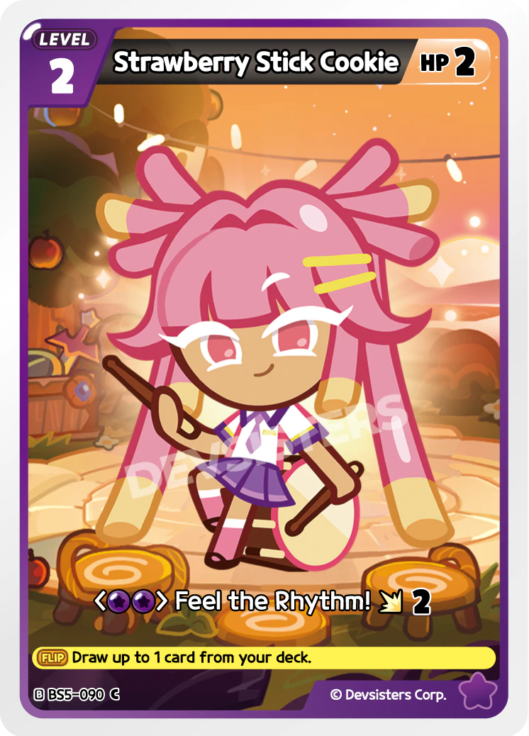 Strawberry Stick Cookie