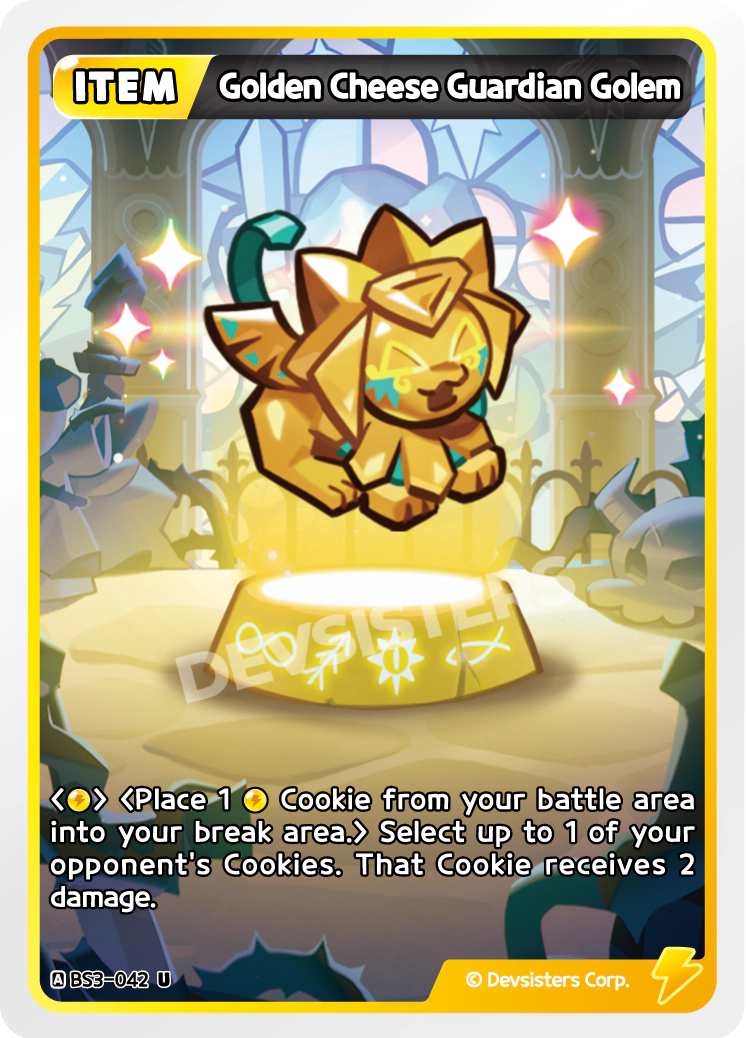 Golden Cheese Guardian Golem