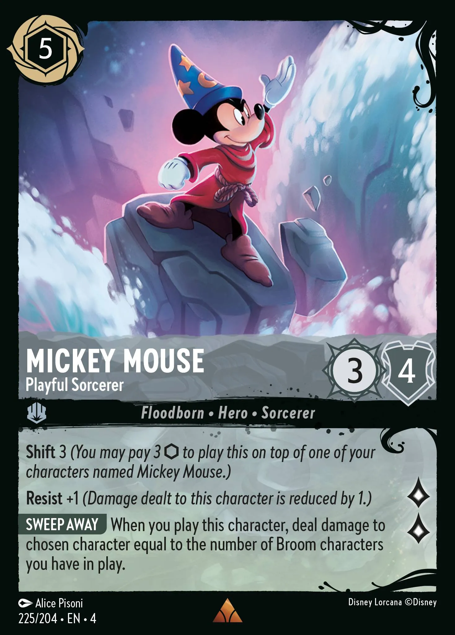 Mickey Mouse - Playful Sorcerer