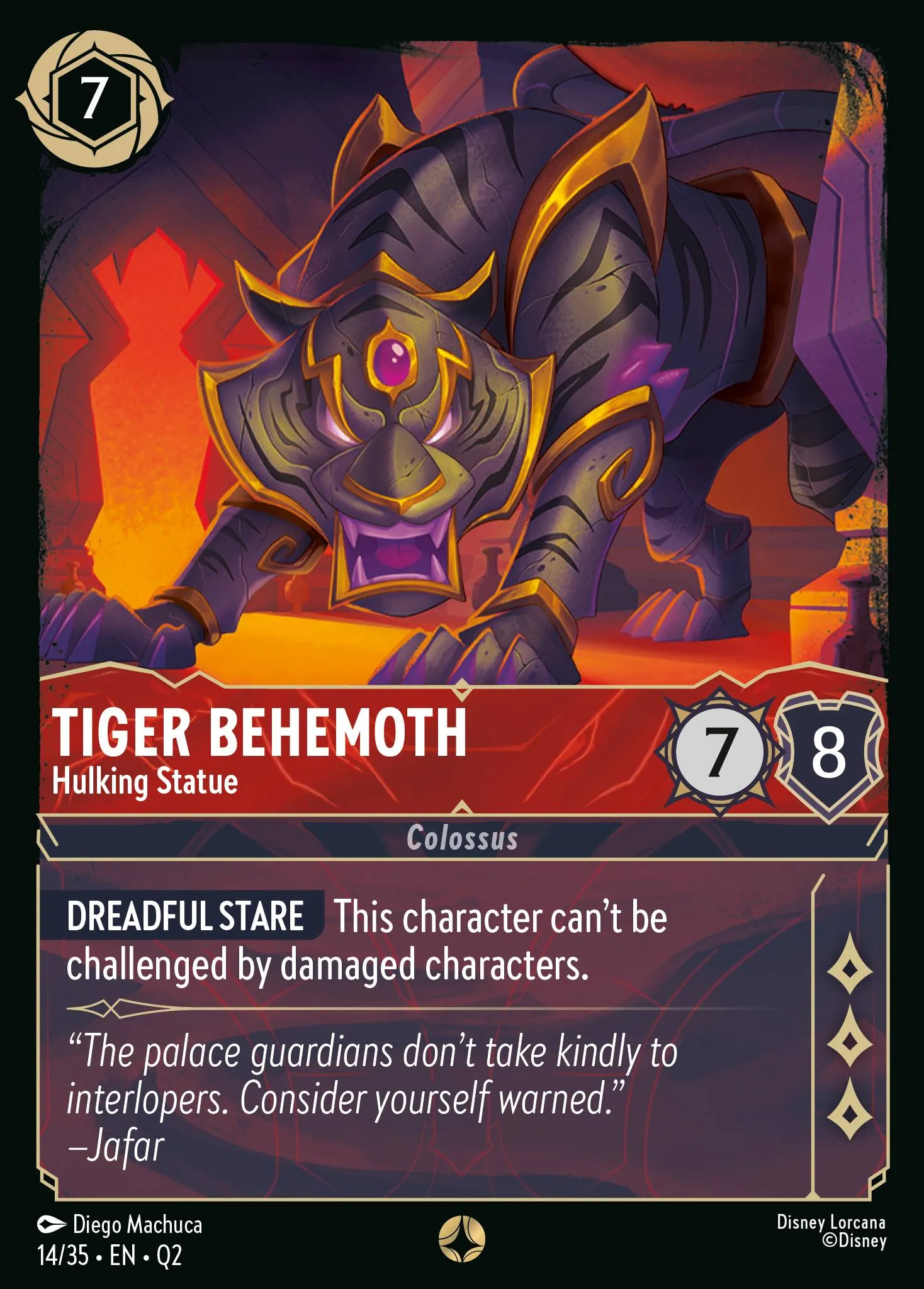 Tiger Behemoth - Hulking Statue
