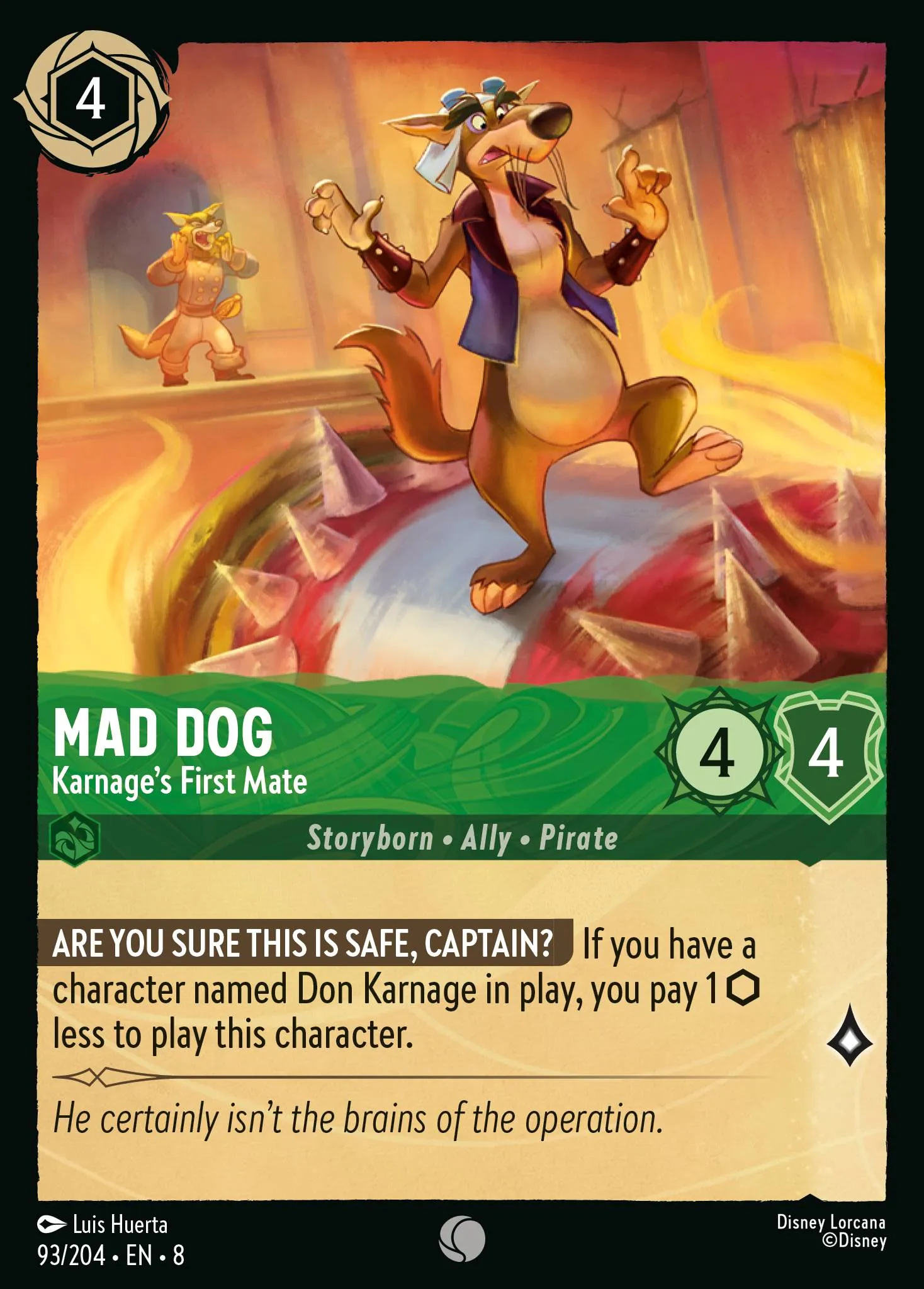 Mad Dog - Karnage's First Mate