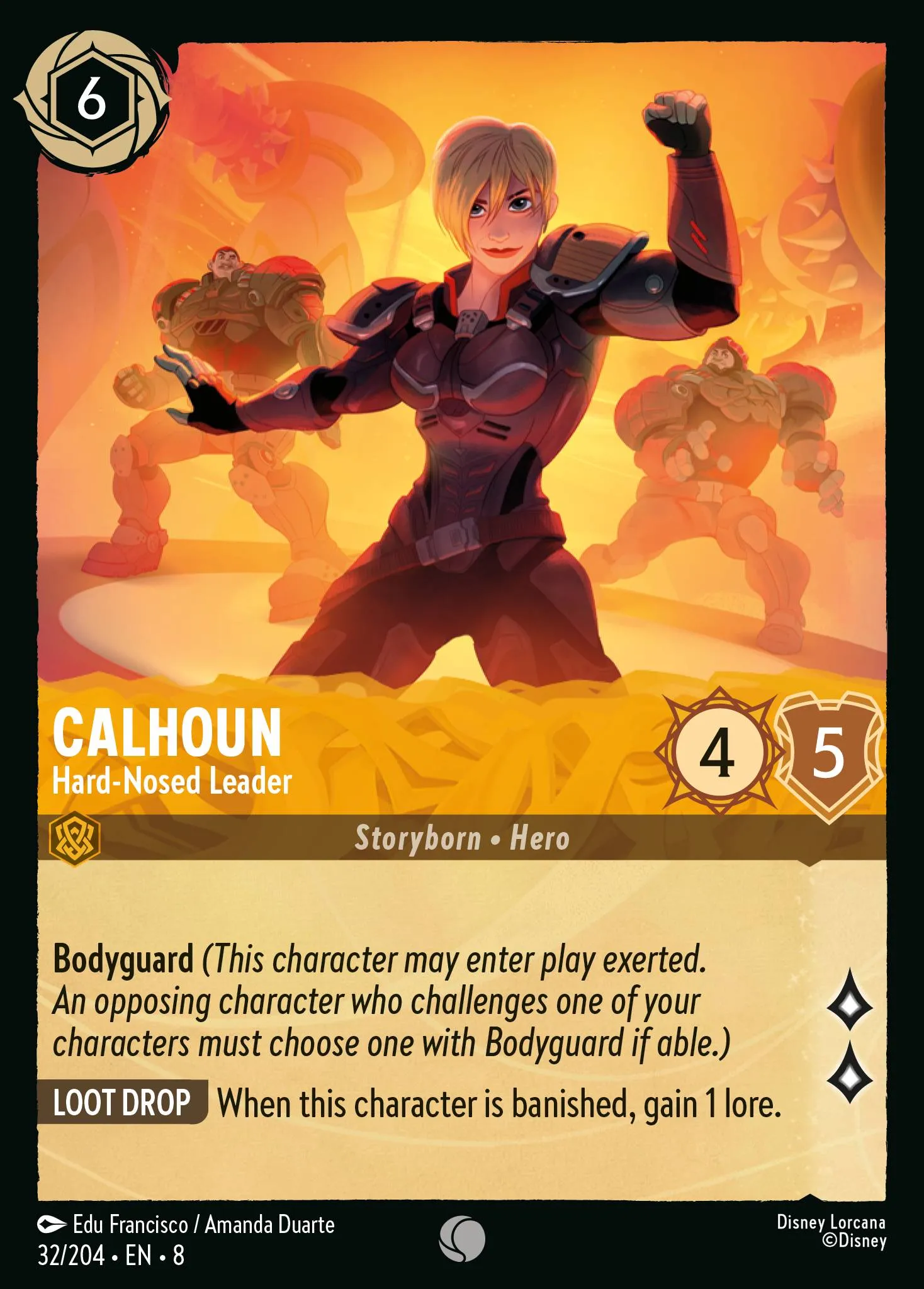 Calhoun - Hard-Nosed Leader