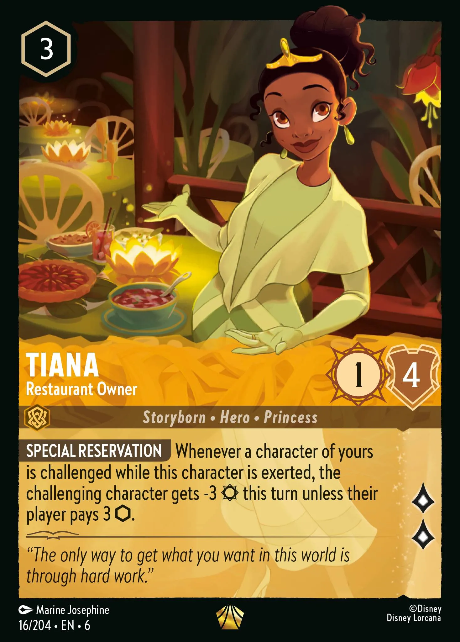 Tiana - Restaurant Owner