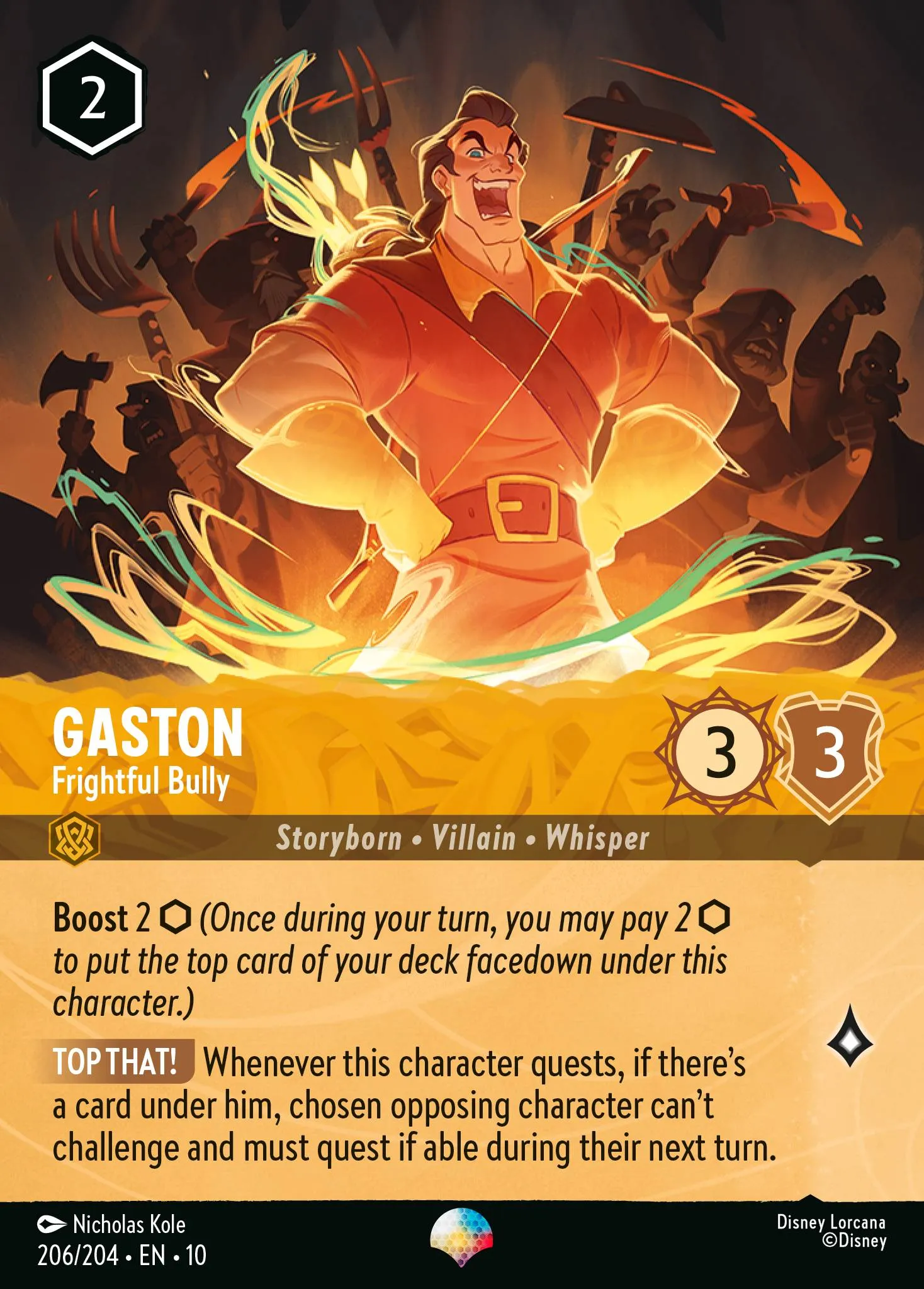 Gaston - Frightful Bully