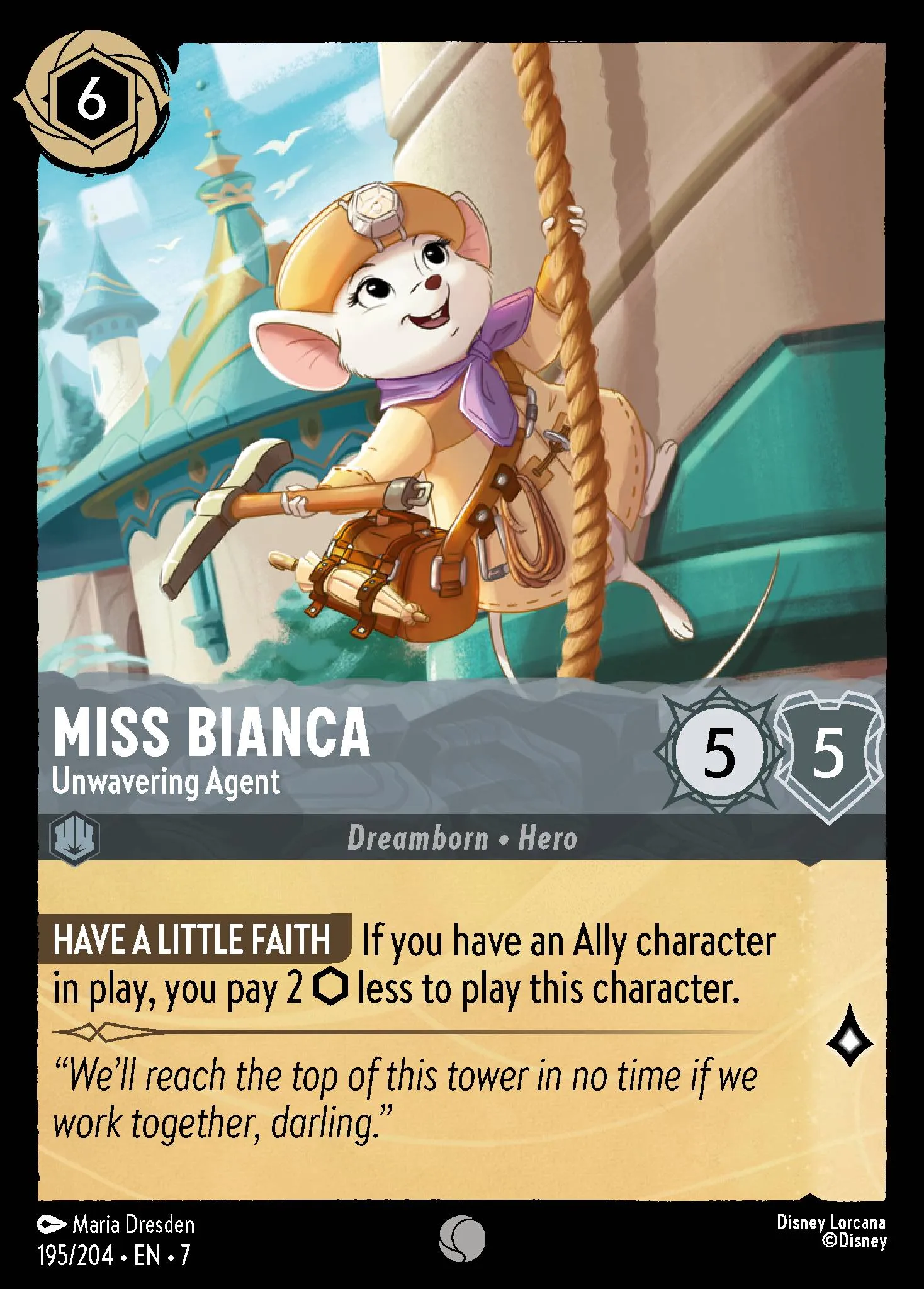 Miss Bianca - Unwavering Agent