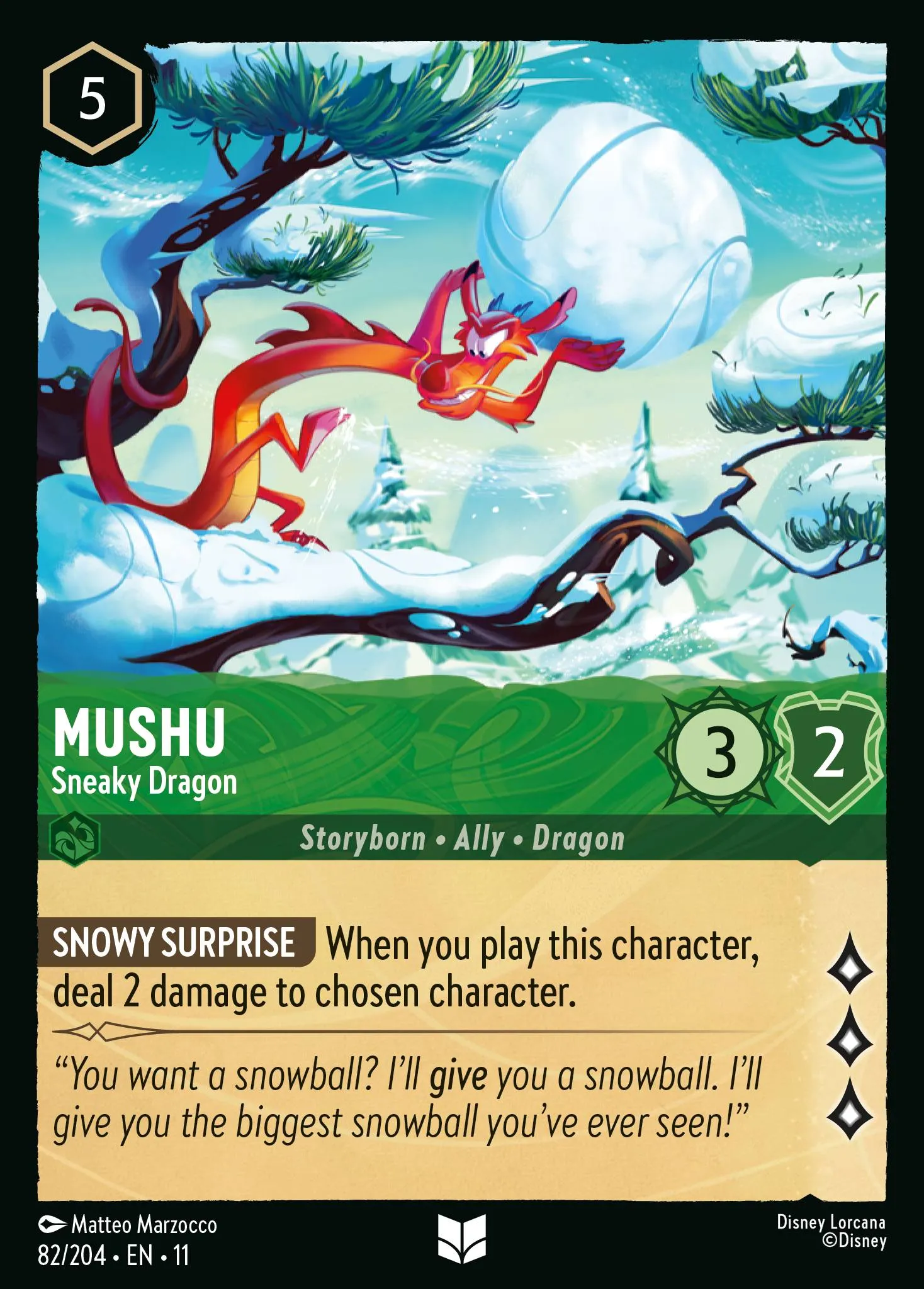 Mushu - Sneaky Dragon