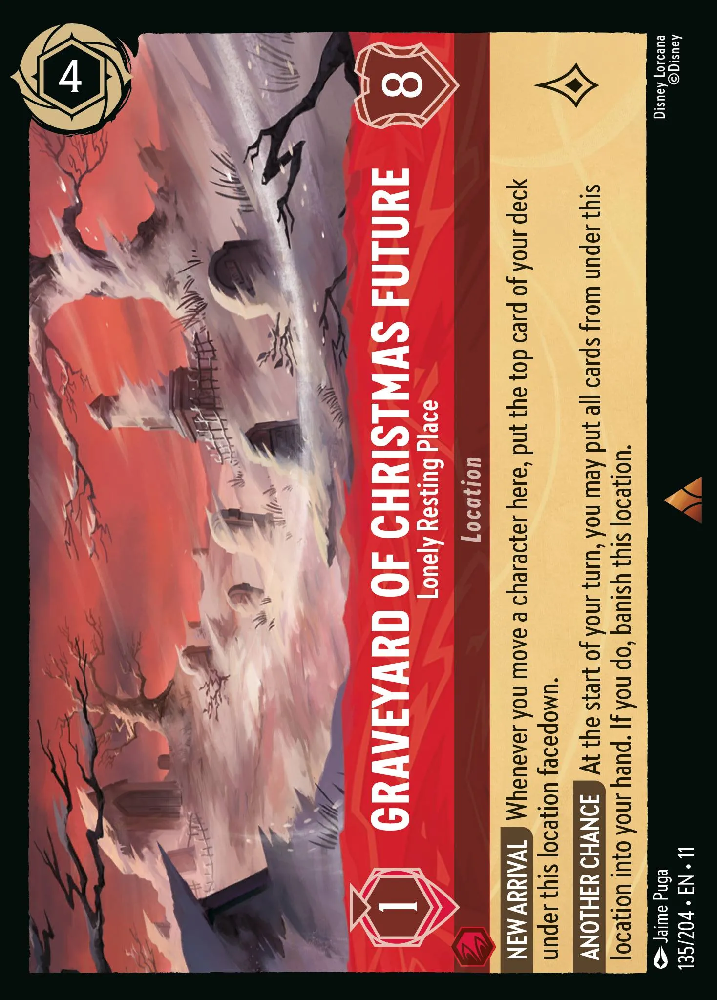 Graveyard of Christmas Future - Lonely Resting Place