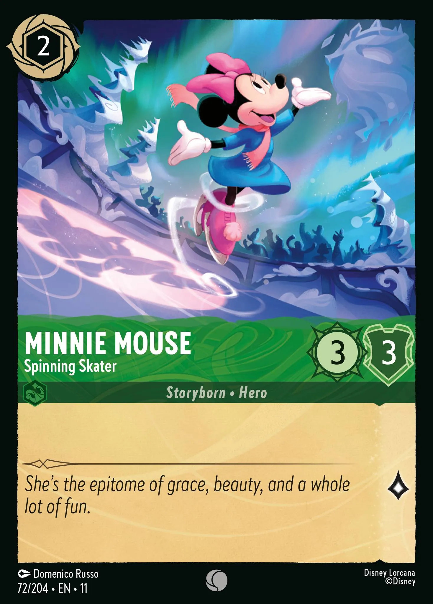 Minnie Mouse - Spinning Skater