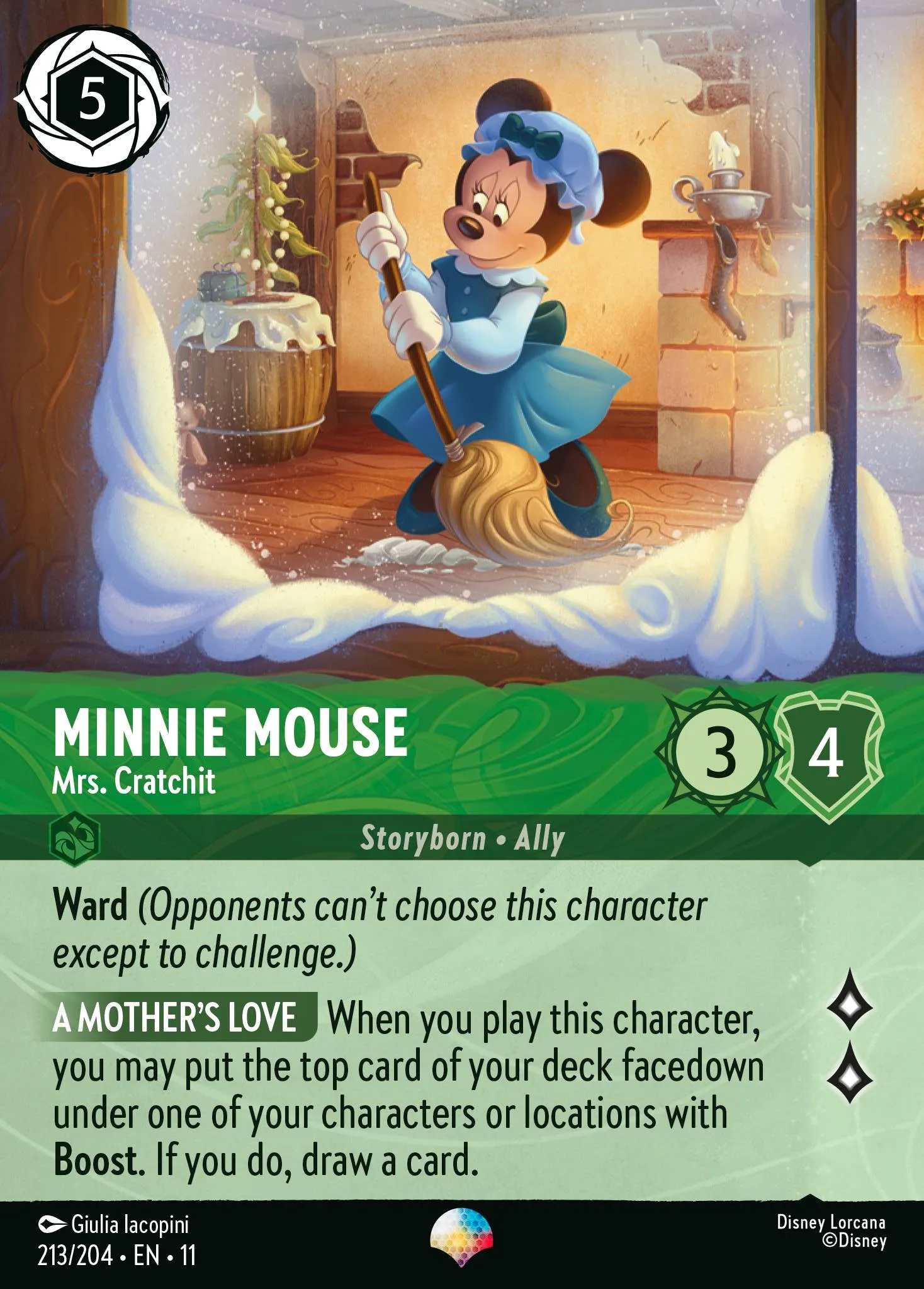 Minnie Mouse - Mrs. Cratchit