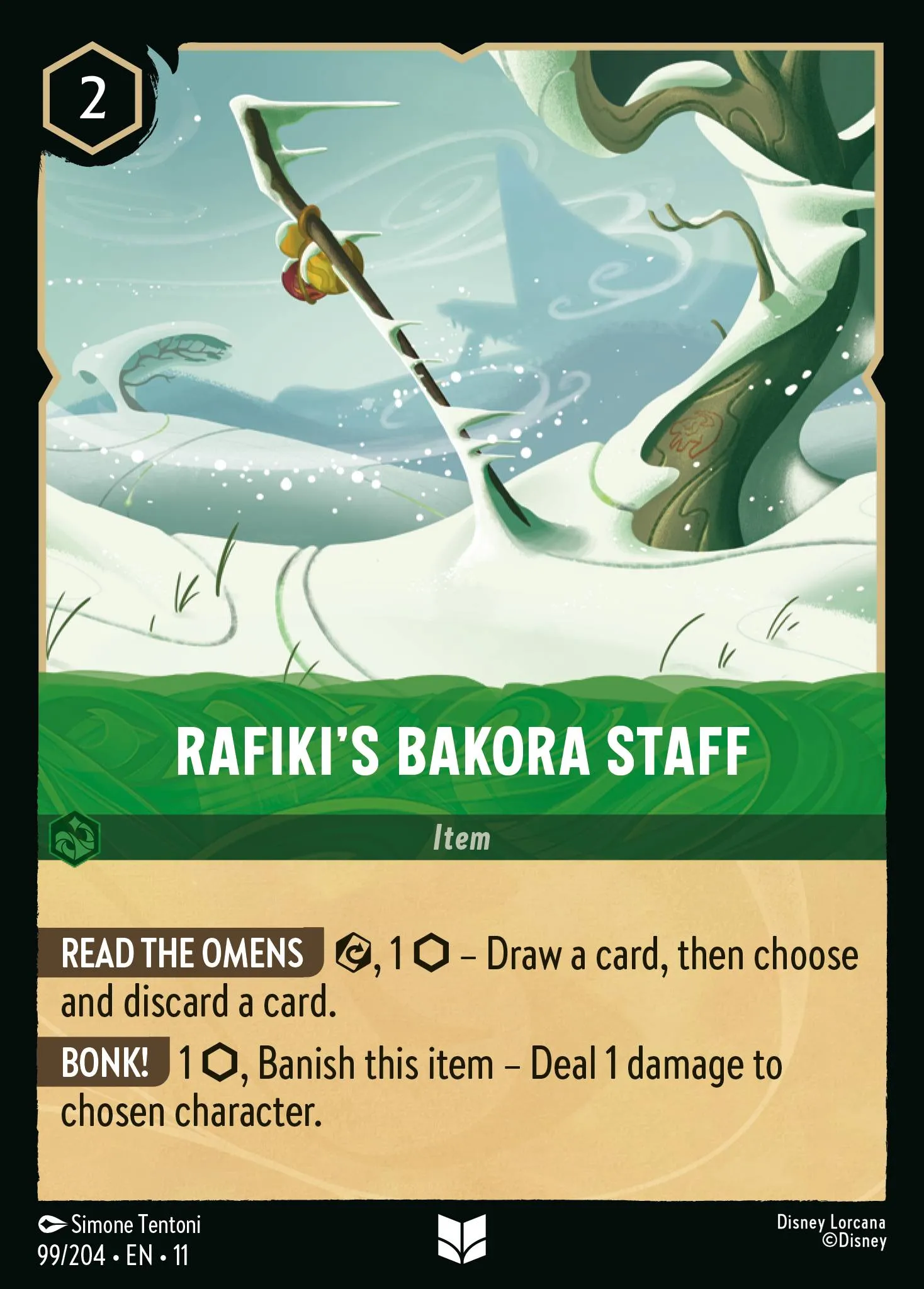 Rafiki's Bakora Staff