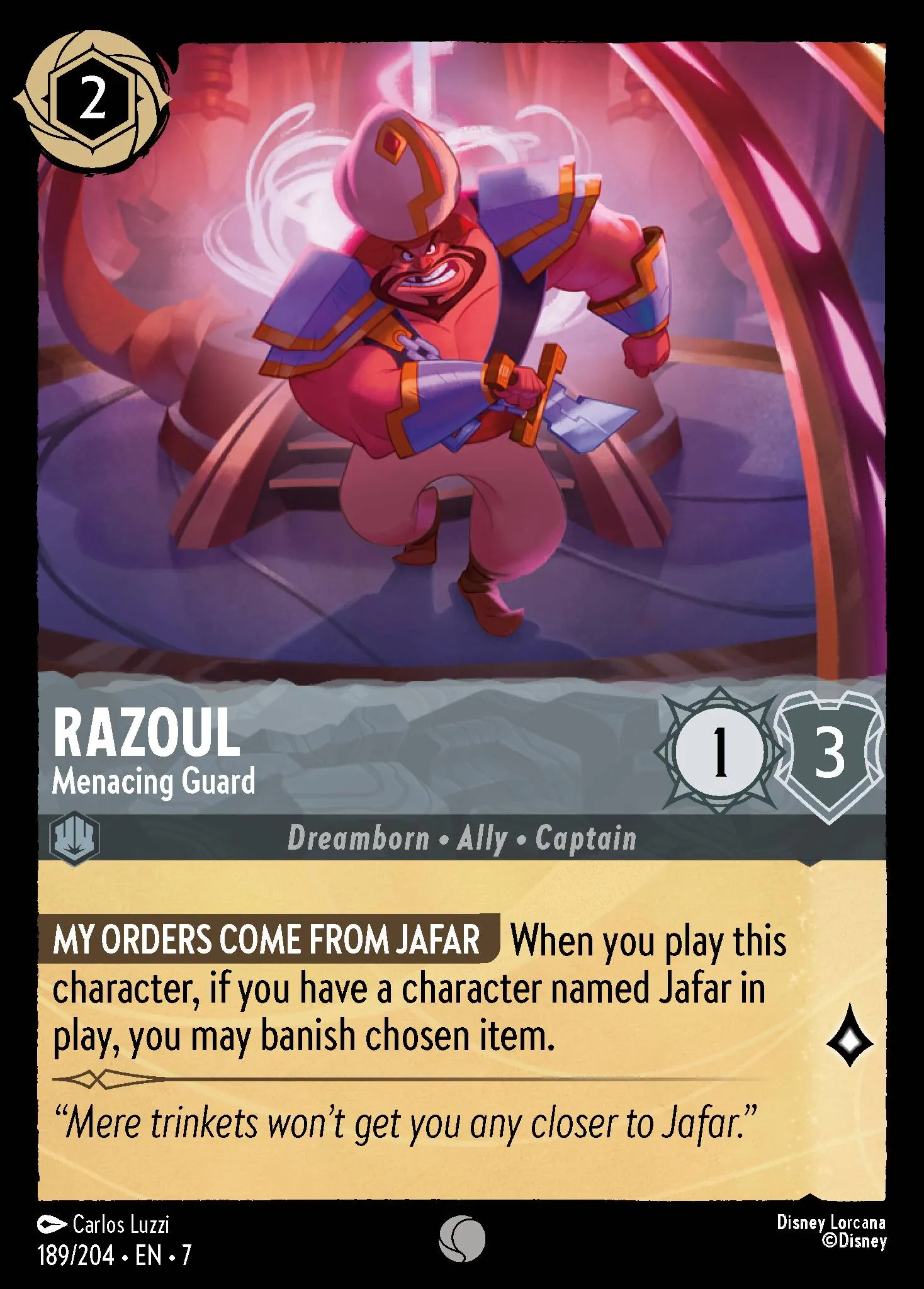 Razoul - Menacing Guard