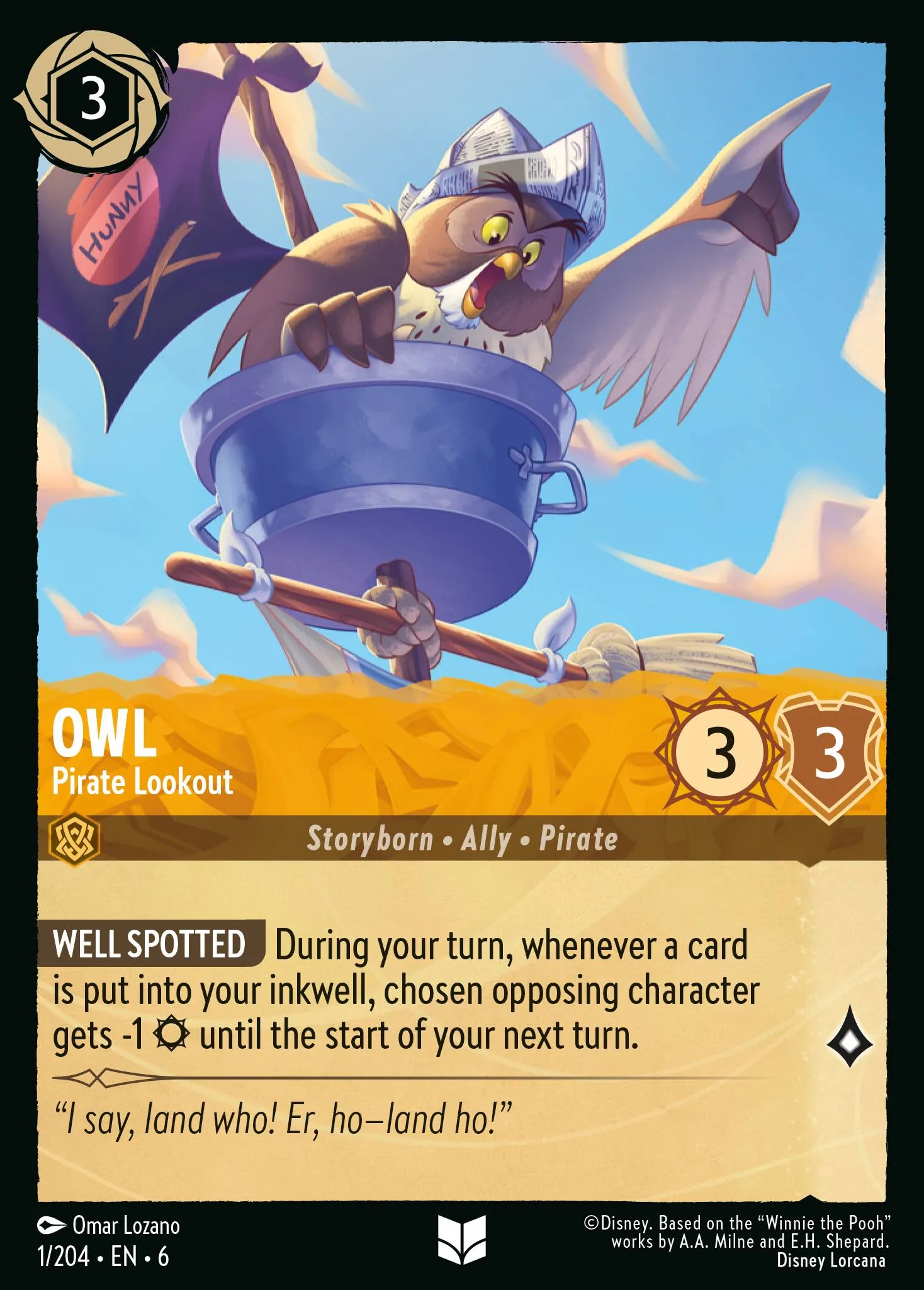 Owl - Pirate Lookout