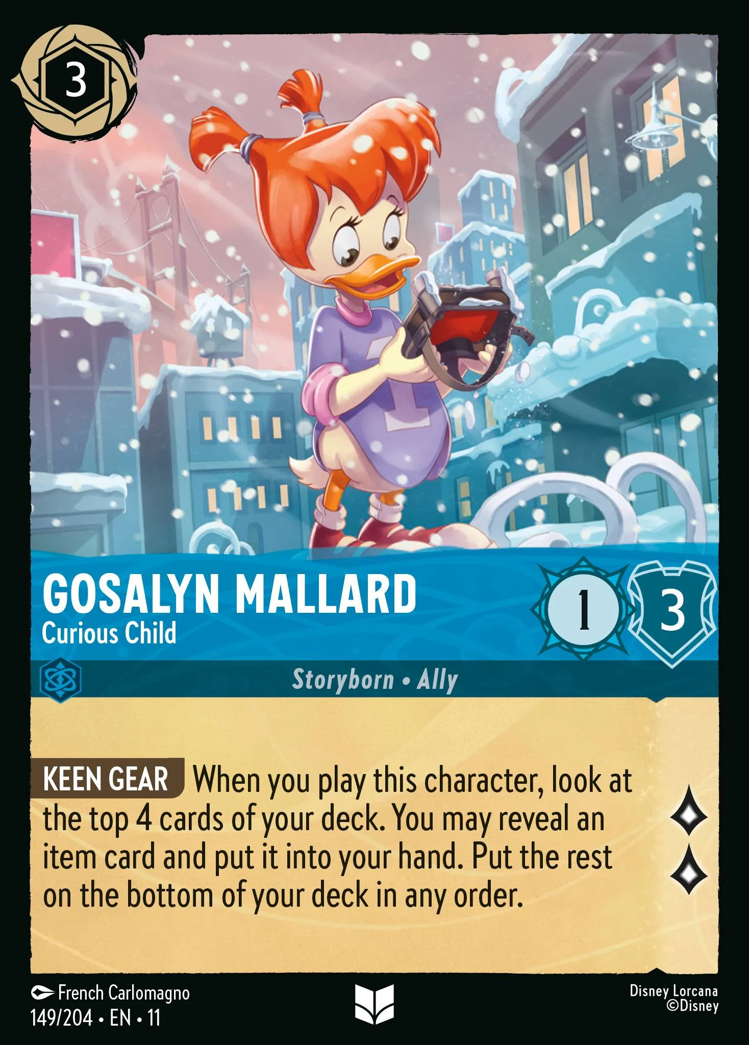 Gosalyn Mallard - Curious Child
