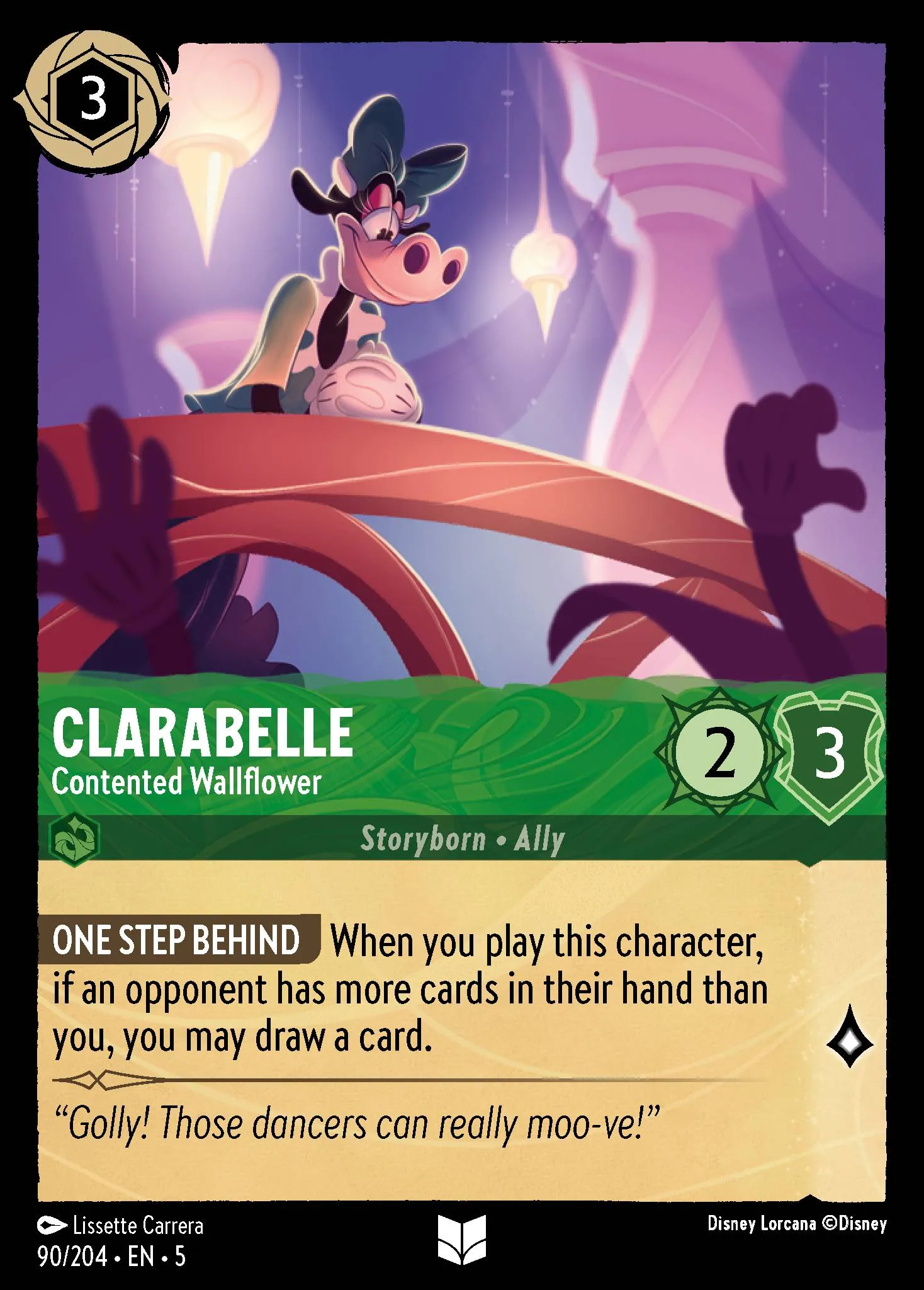 Clarabelle - Contented Wallflower