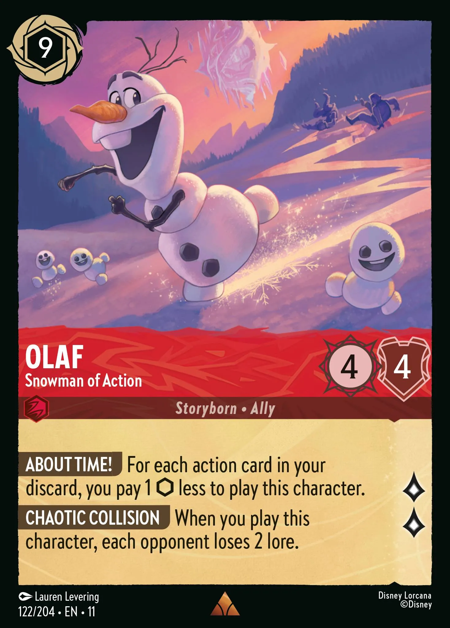 Olaf - Snowman of Action