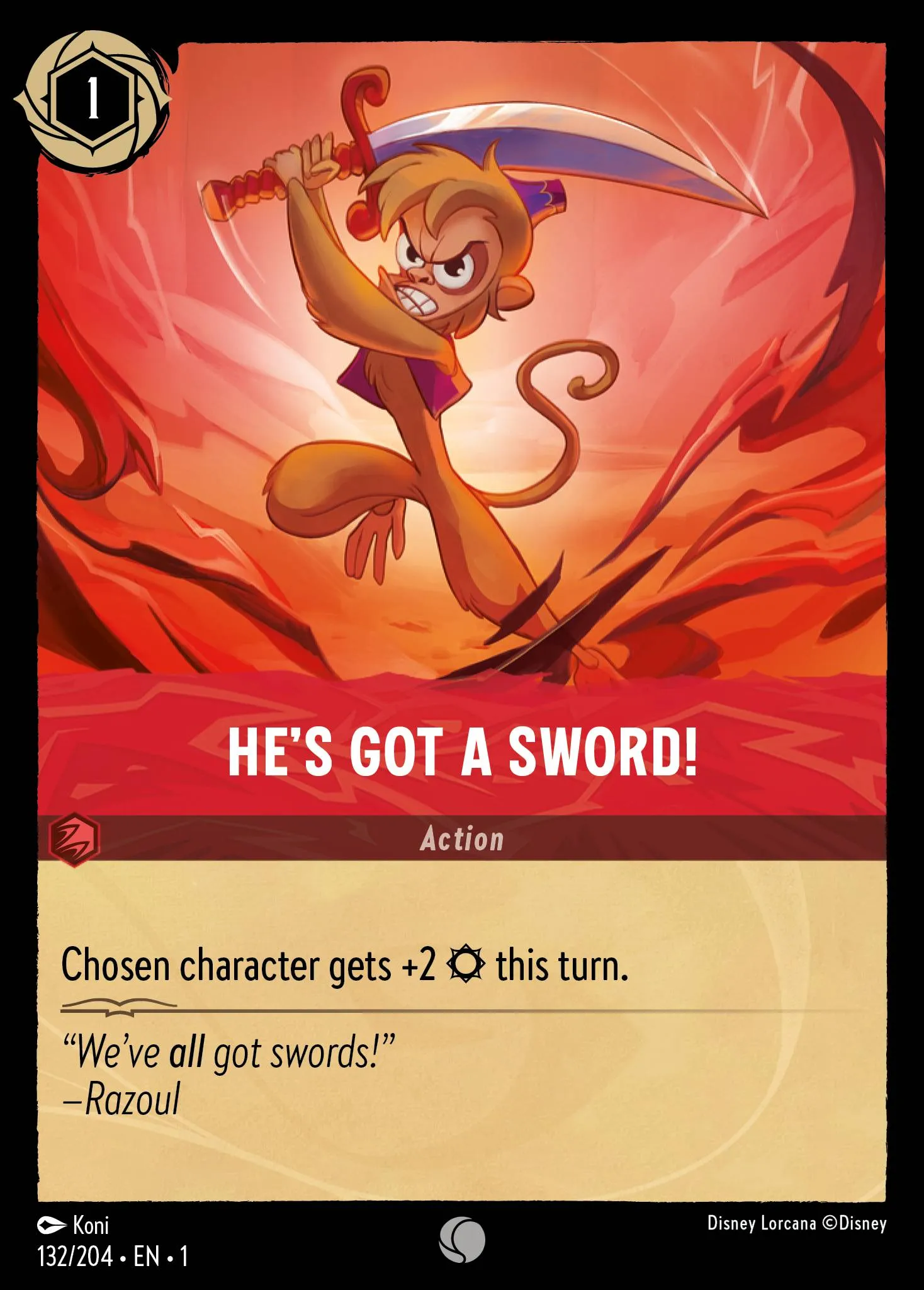 He's Got a Sword!