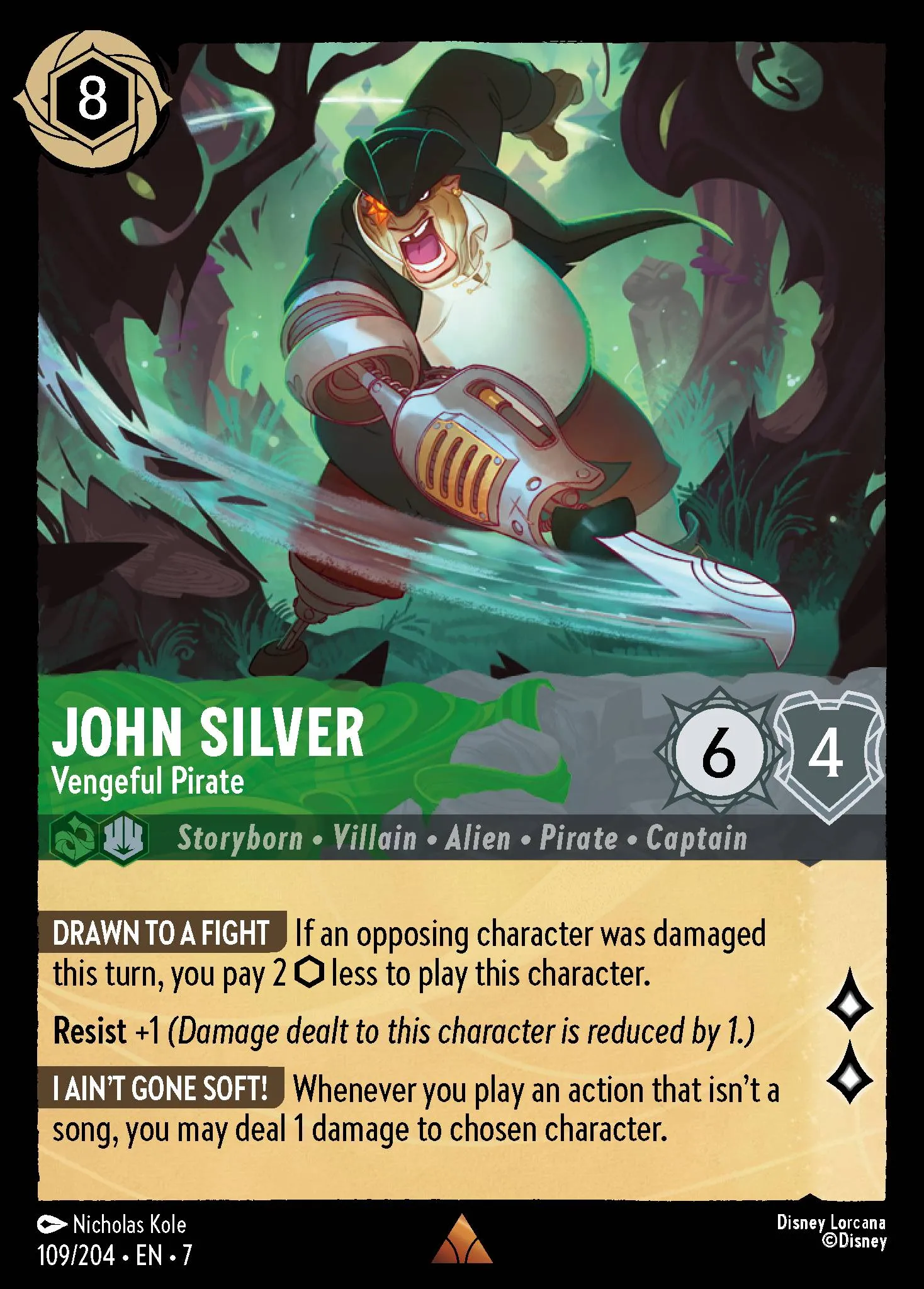John Silver - Vengeful Pirate