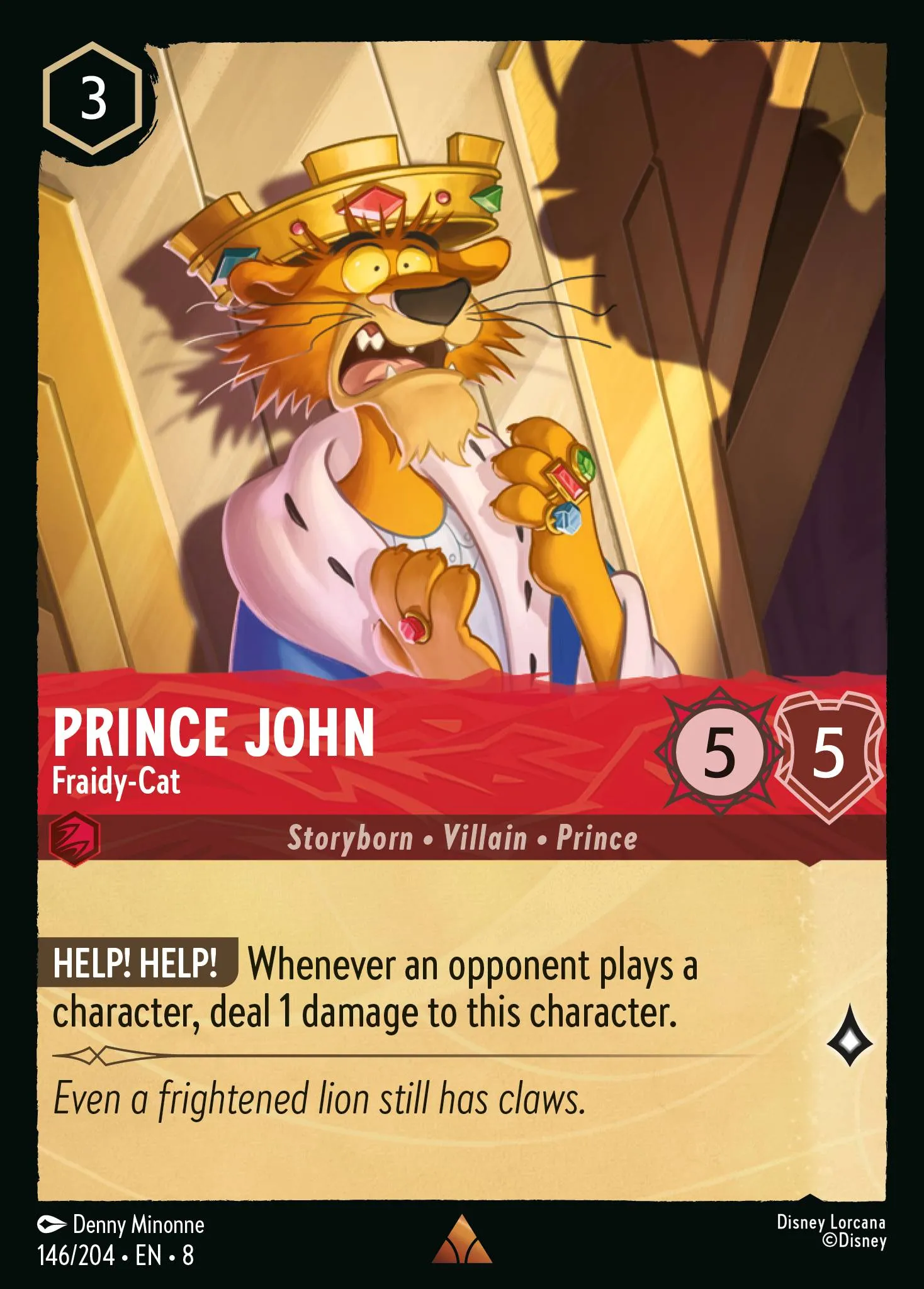 Prince John - Fraidy-Cat