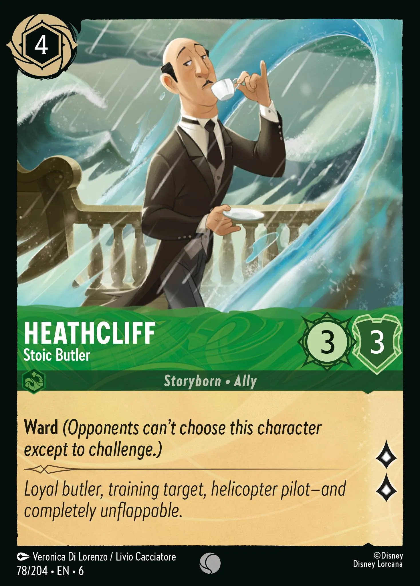 Heathcliff - Stoic Butler