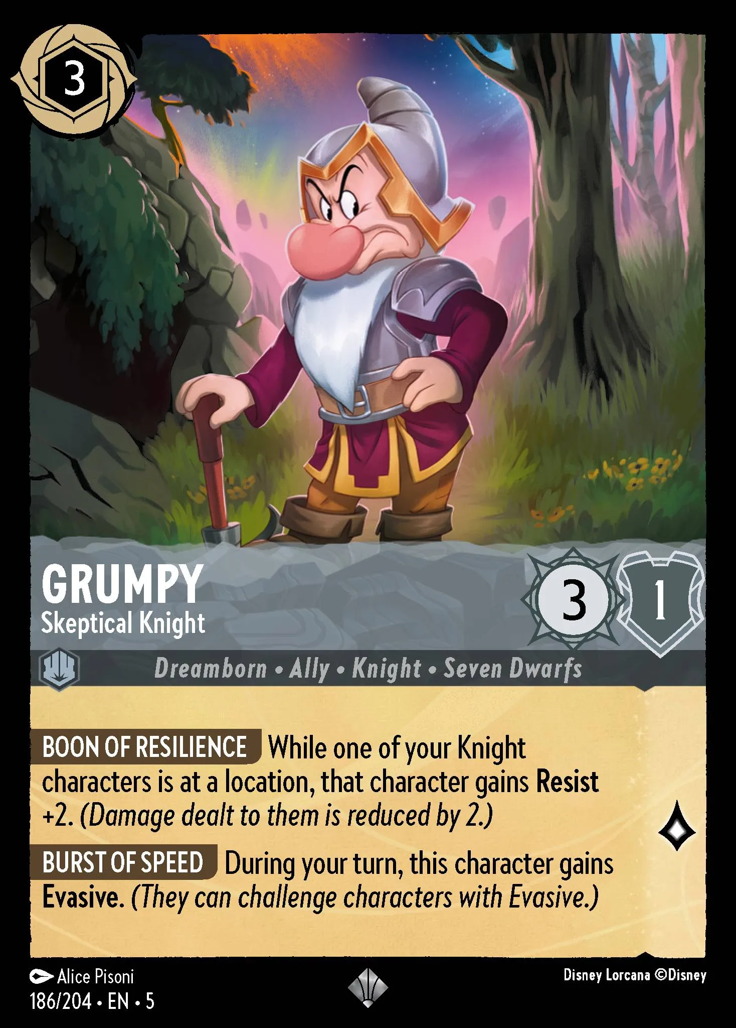 Grumpy - Skeptical Knight
