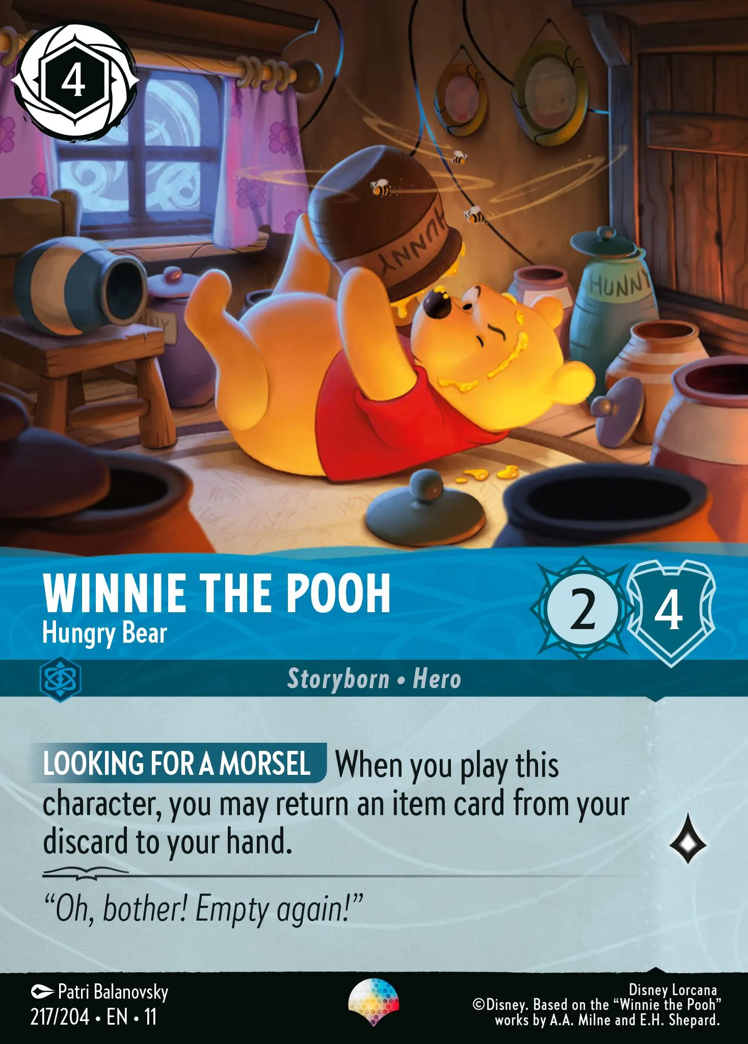 Winnie the Pooh - Hungry Bear