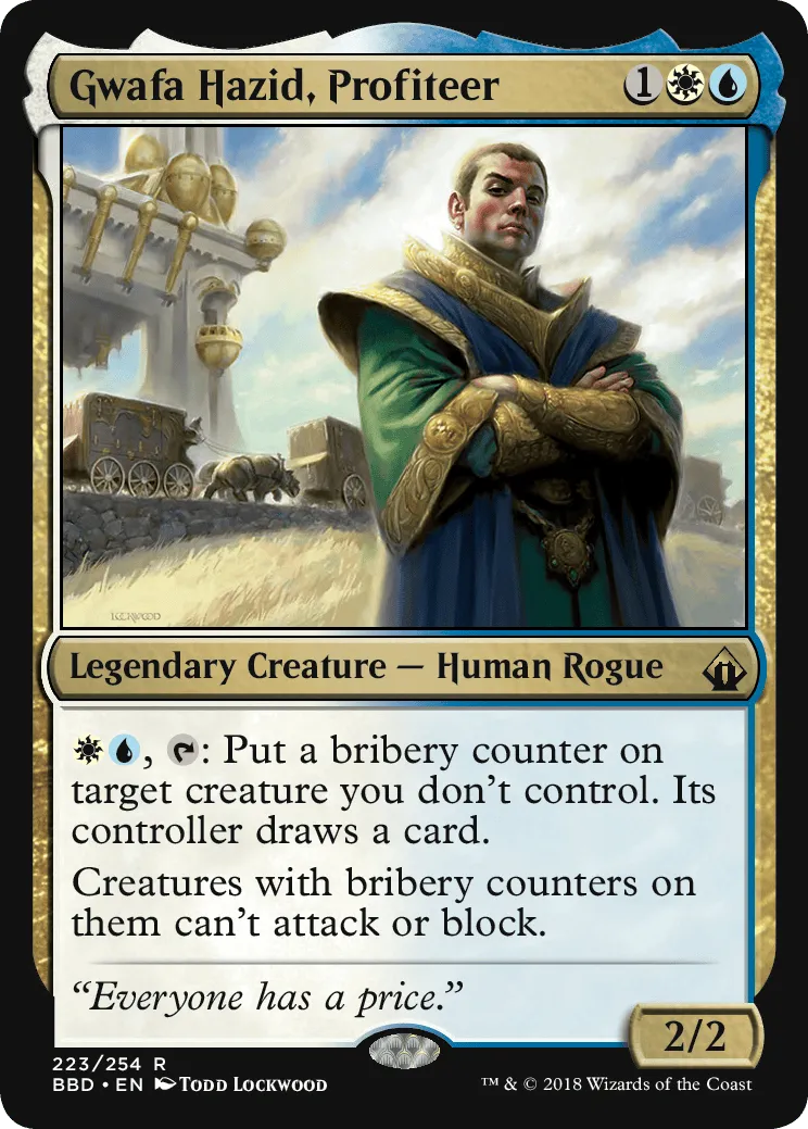 Gwafa Hazid, Profiteer