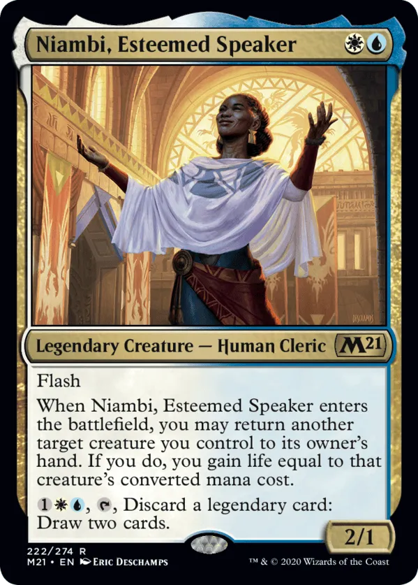 Niambi, Esteemed Speaker