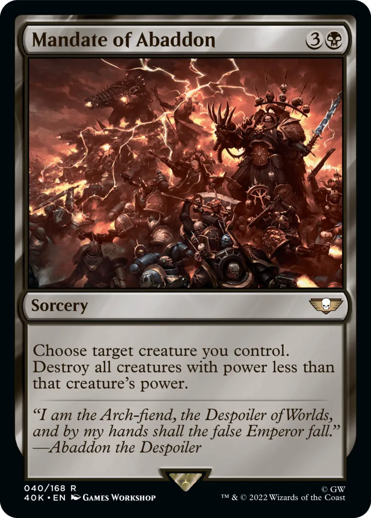 Mandate of Abaddon