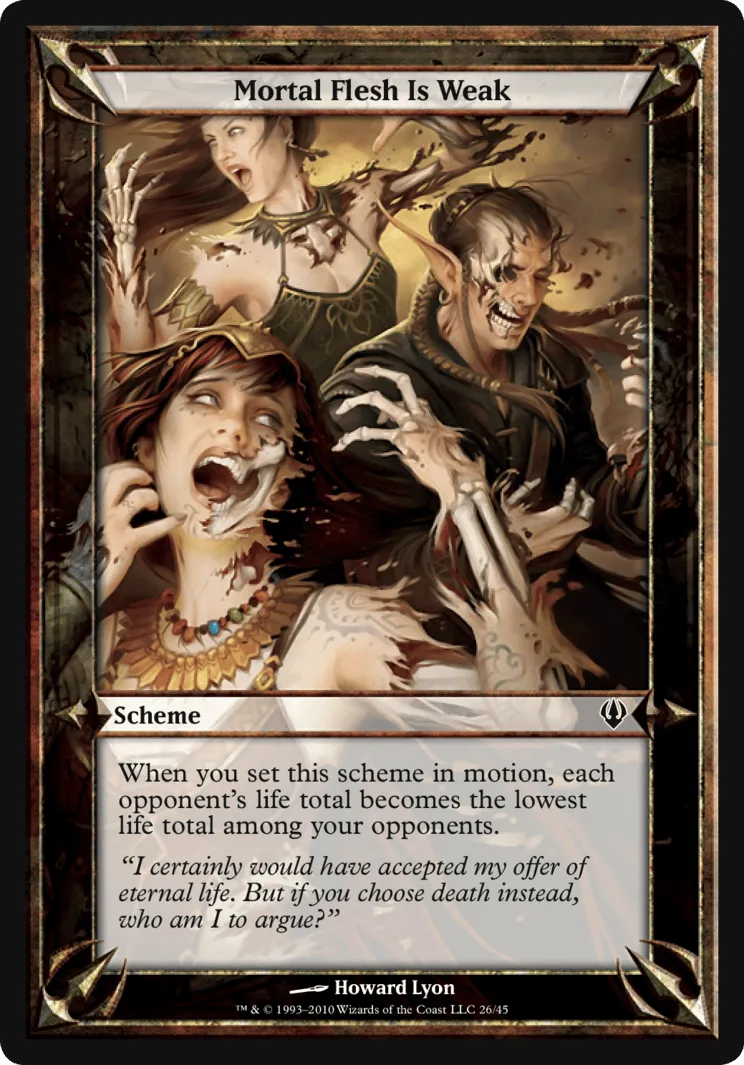 Mortal Flesh Is Weak