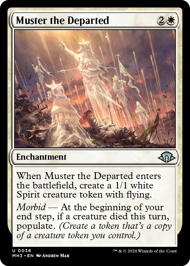 Muster the Departed