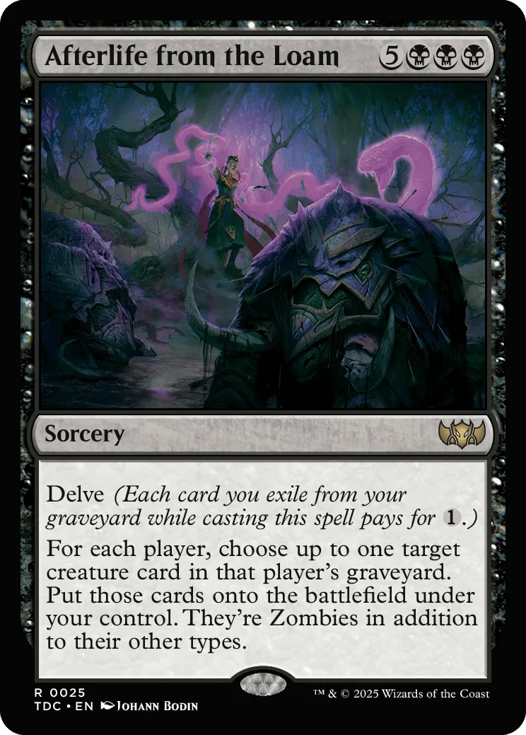 Afterlife from the Loam