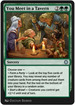 You Meet in a Tavern