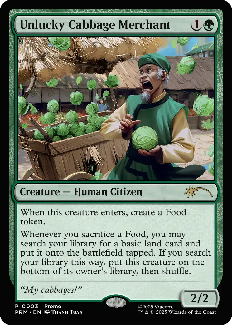 Unlucky Cabbage Merchant