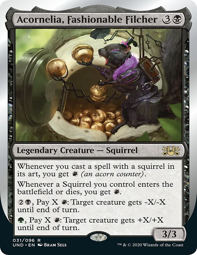 Acornelia, Fashionable Filcher