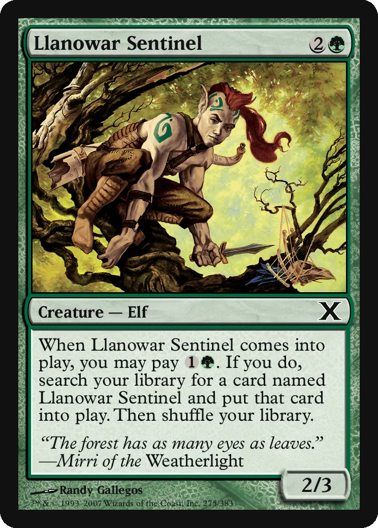Llanowar Sentinel