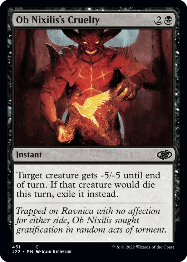 Ob Nixilis's Cruelty