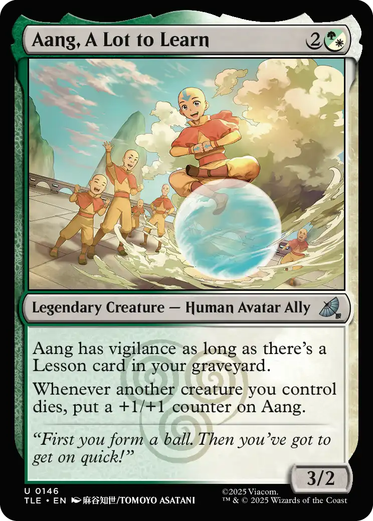 Aang, A Lot to Learn