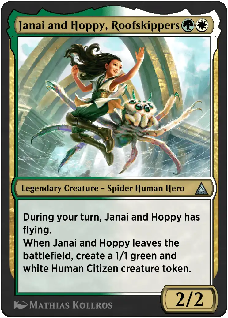 Janai and Hoppy, Roofskippers